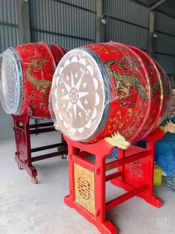 Trống chùa đường kính mặt 1m
